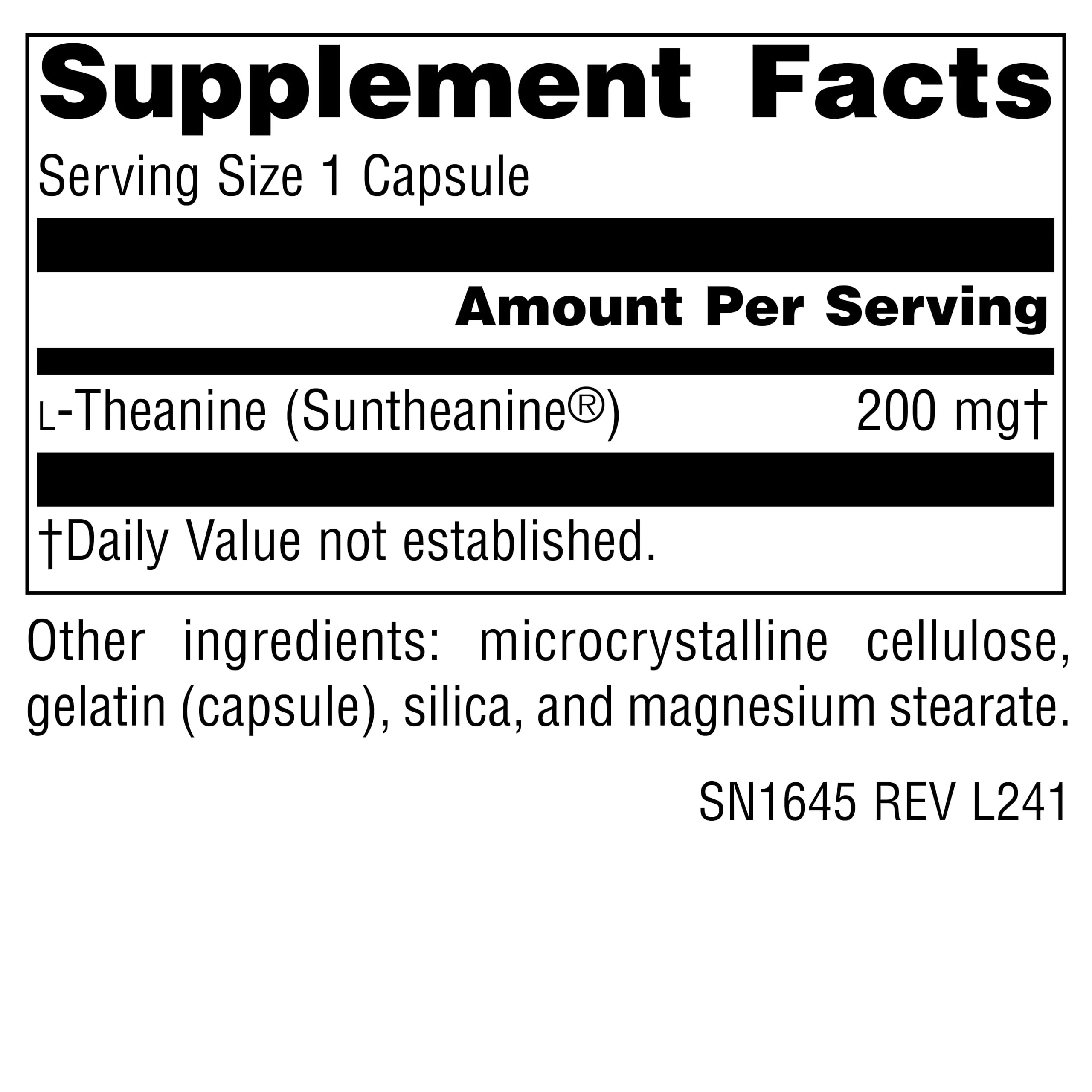 Source Naturals Serene Science L-Theanine, Made with Suntheanine, for Focused Relaxation, 200 mg - 30 Capsules - Image 4
