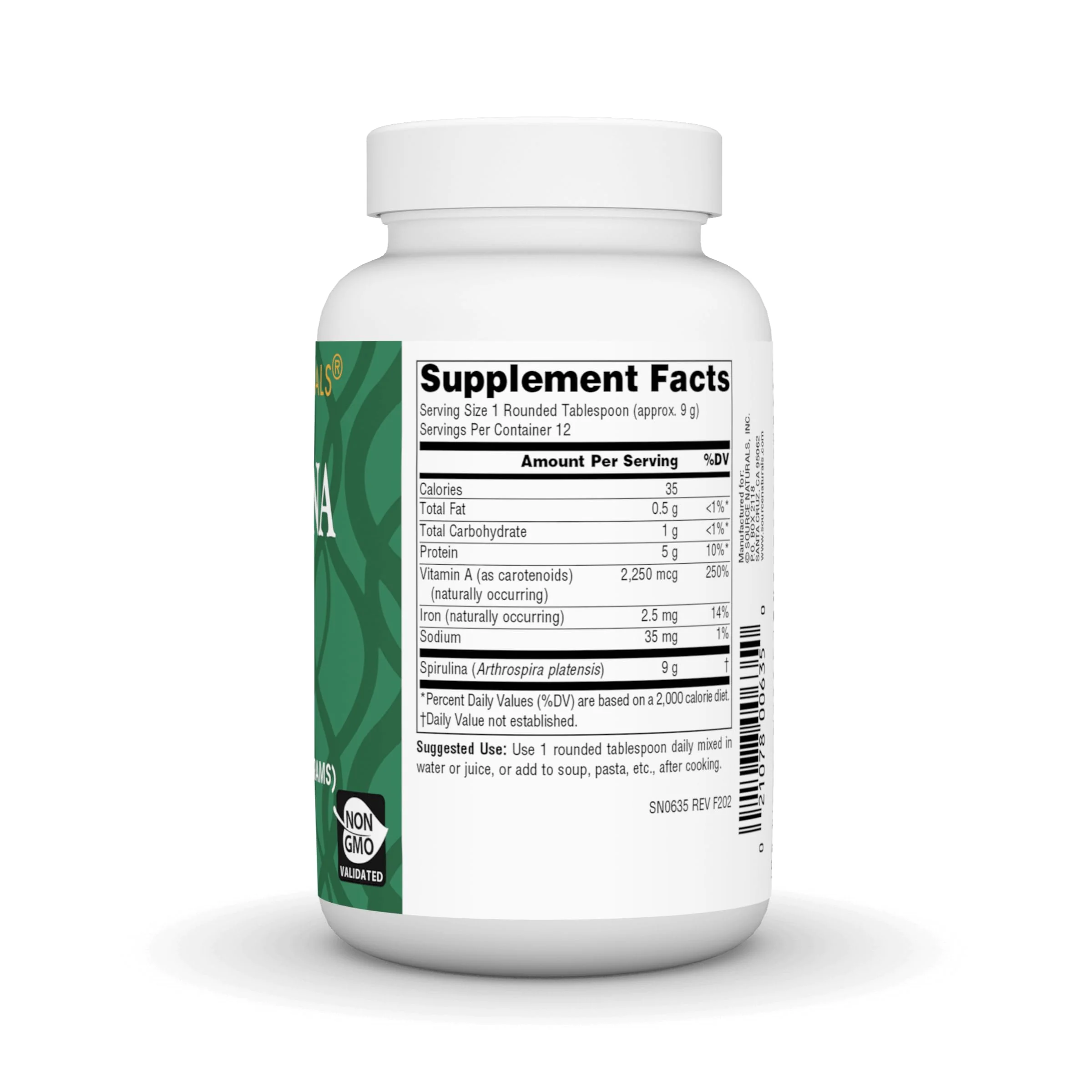 Source Naturals Spirulina - for Immune System Support - 4 oz Powder - Image 5
