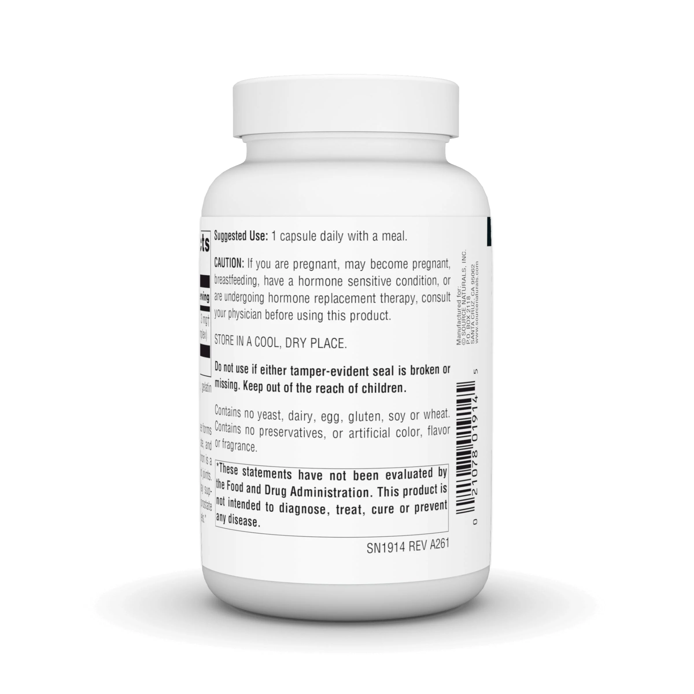 Source Naturals Triple Boron, Three Forms for Optimal Bioavailibility* 3 mg - 200 Capsules - Image 3