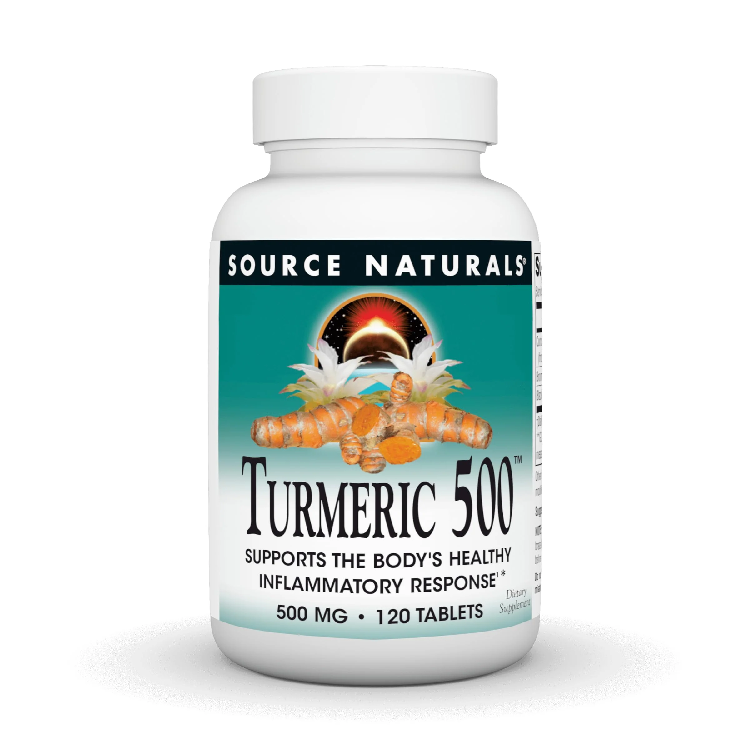 Source Naturals Turmeric 500, 500 mg - 120 Tablets