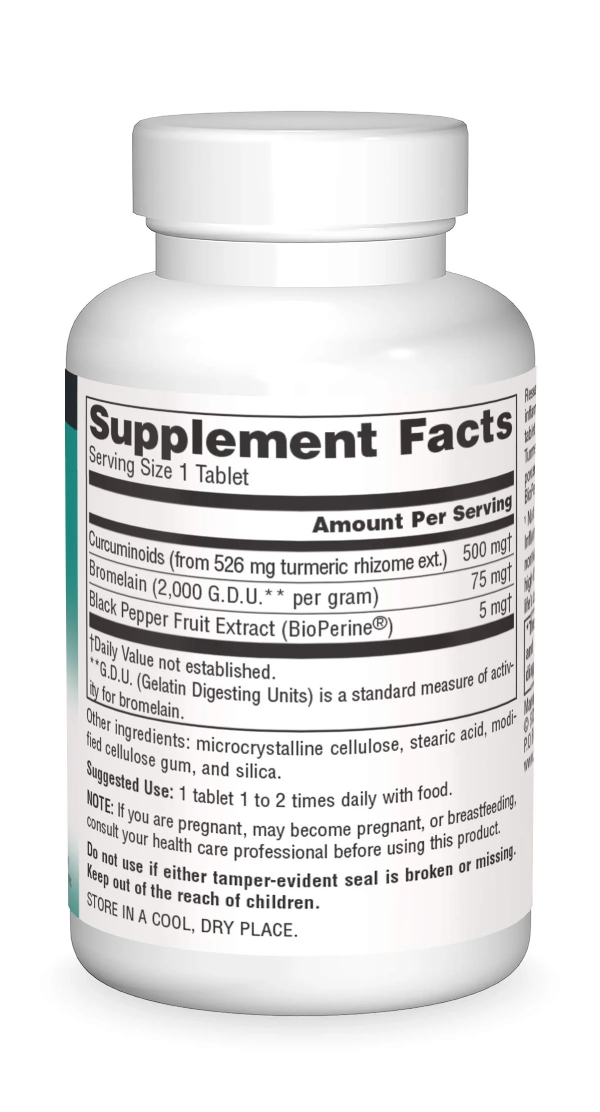 Source Naturals Turmeric 500mg, Supports Healthy Inflammation Response - 30 Tablets - Image 4