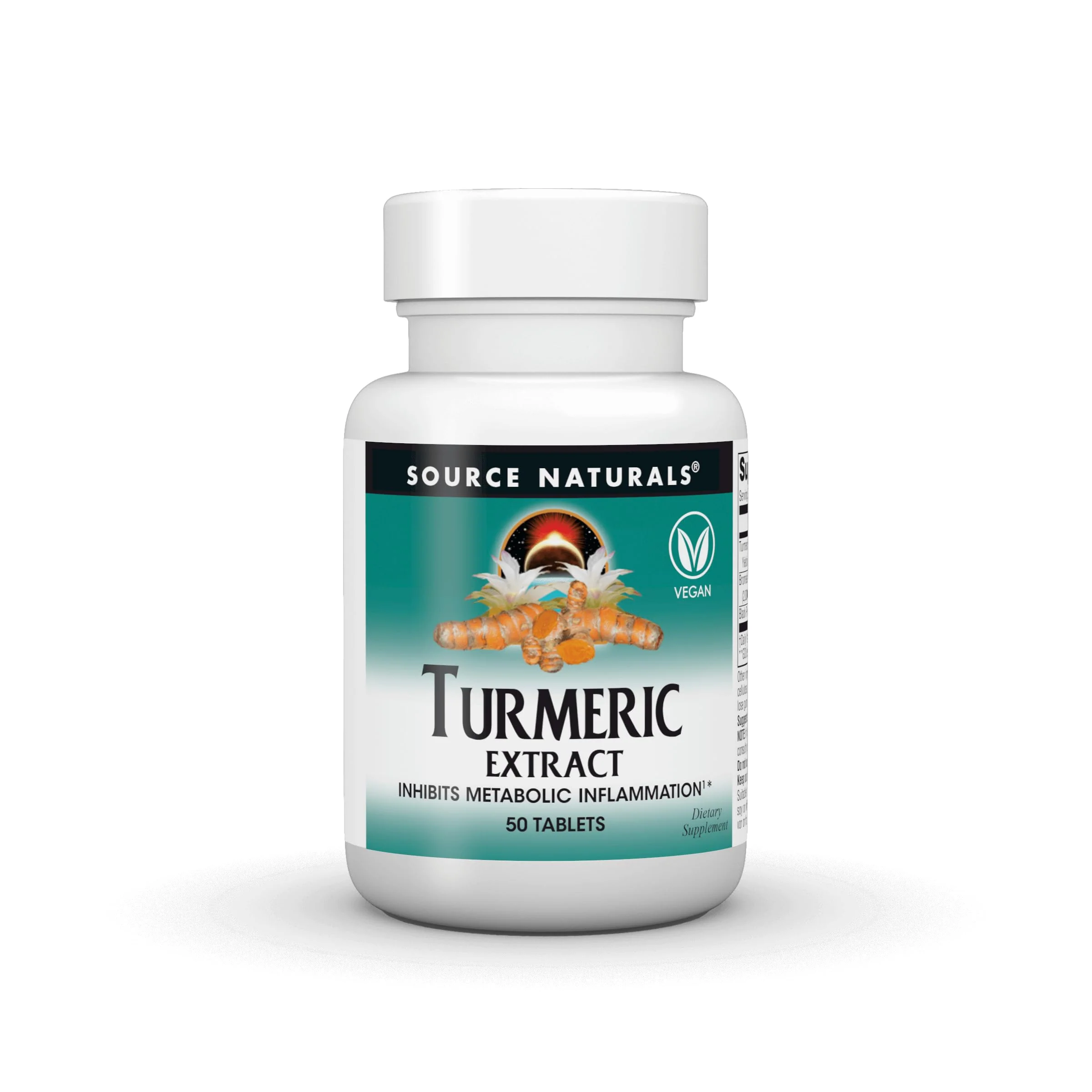 Source Naturals Turmeric Extract - Supports Healthy Inflammatory Response - 50 Tablets