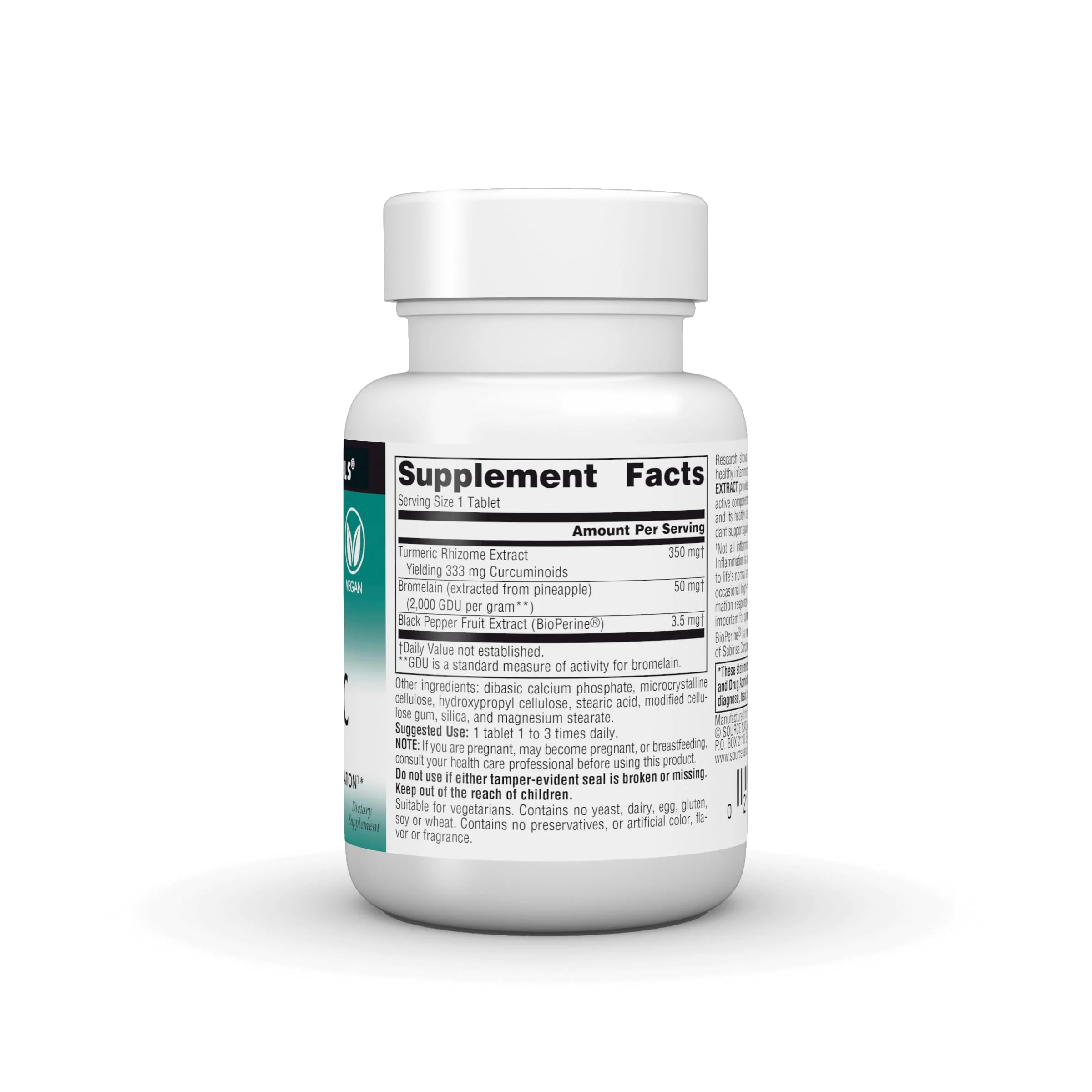 Source Naturals Turmeric Extract - Supports Healthy Inflammatory Response - 50 Tablets - Image 5
