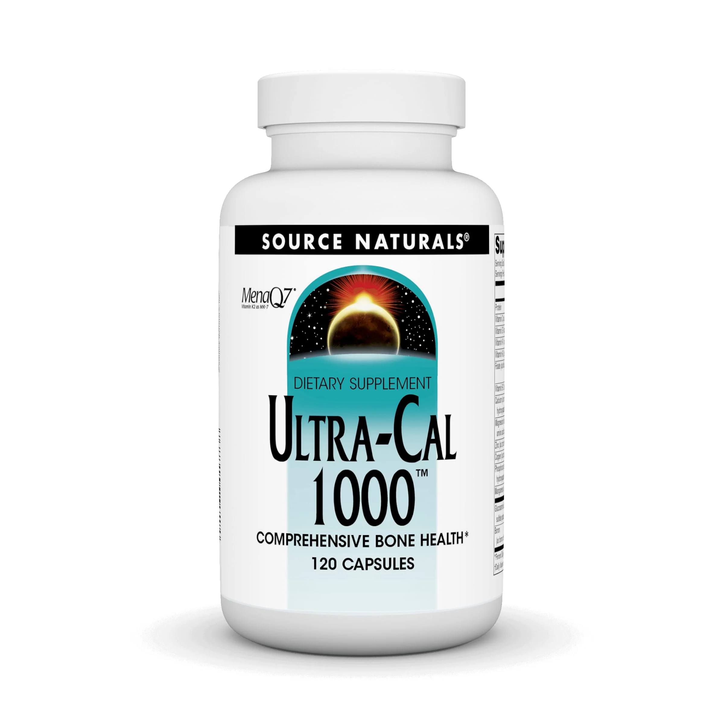 Source Naturals Ultra-Cal 1000, Comprehensive Bone Health* - 240 Capsules