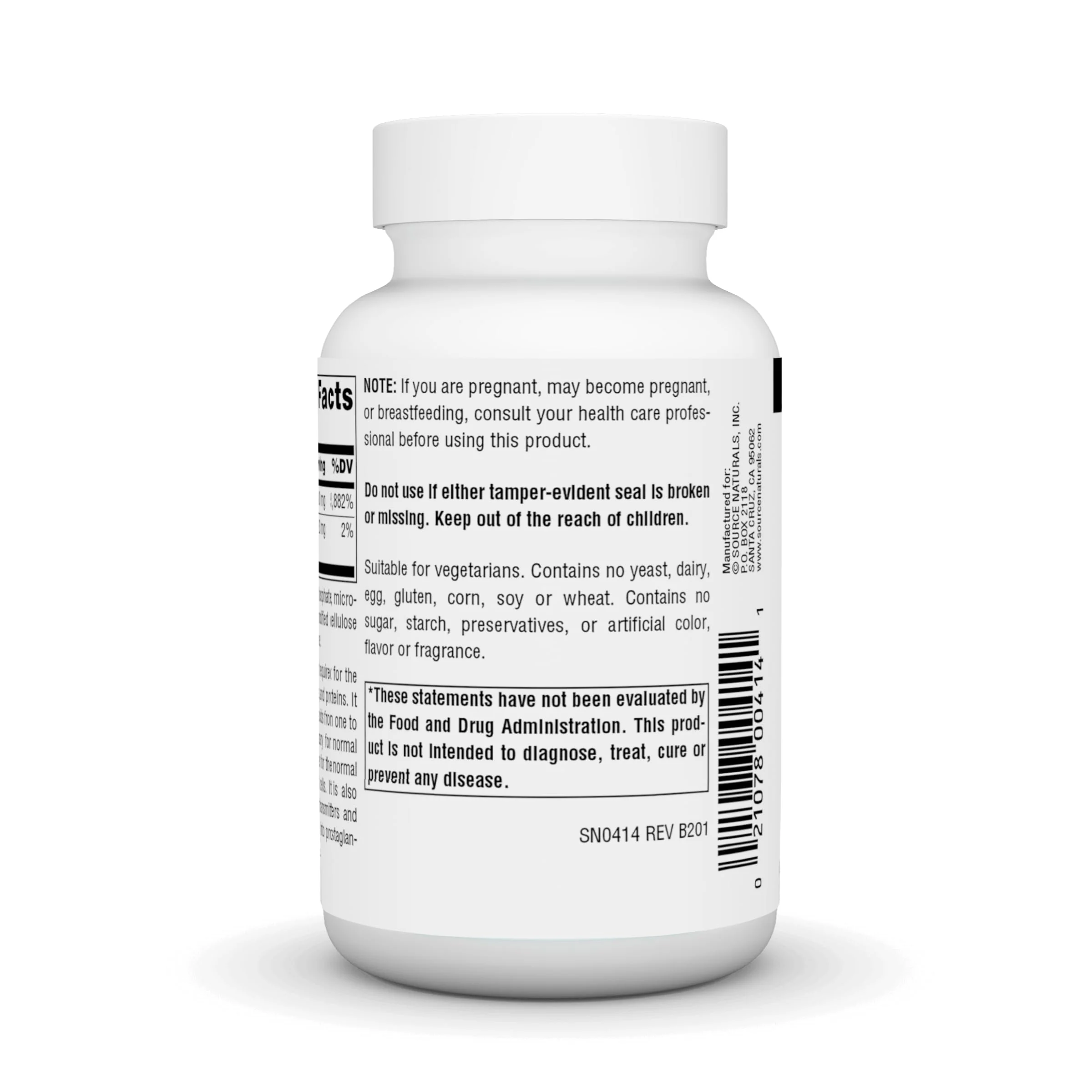 Source Naturals Vitamin B-6, 100 mg Immune System Support - 250 Tablets - Image 4