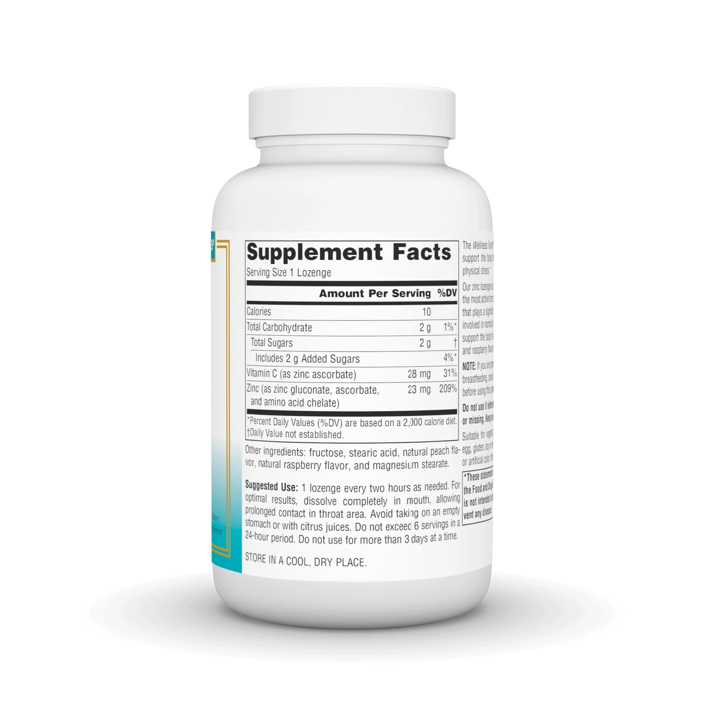 Source Naturals Wellness Zinc Lozenges - 60 Lozenges - Image 5
