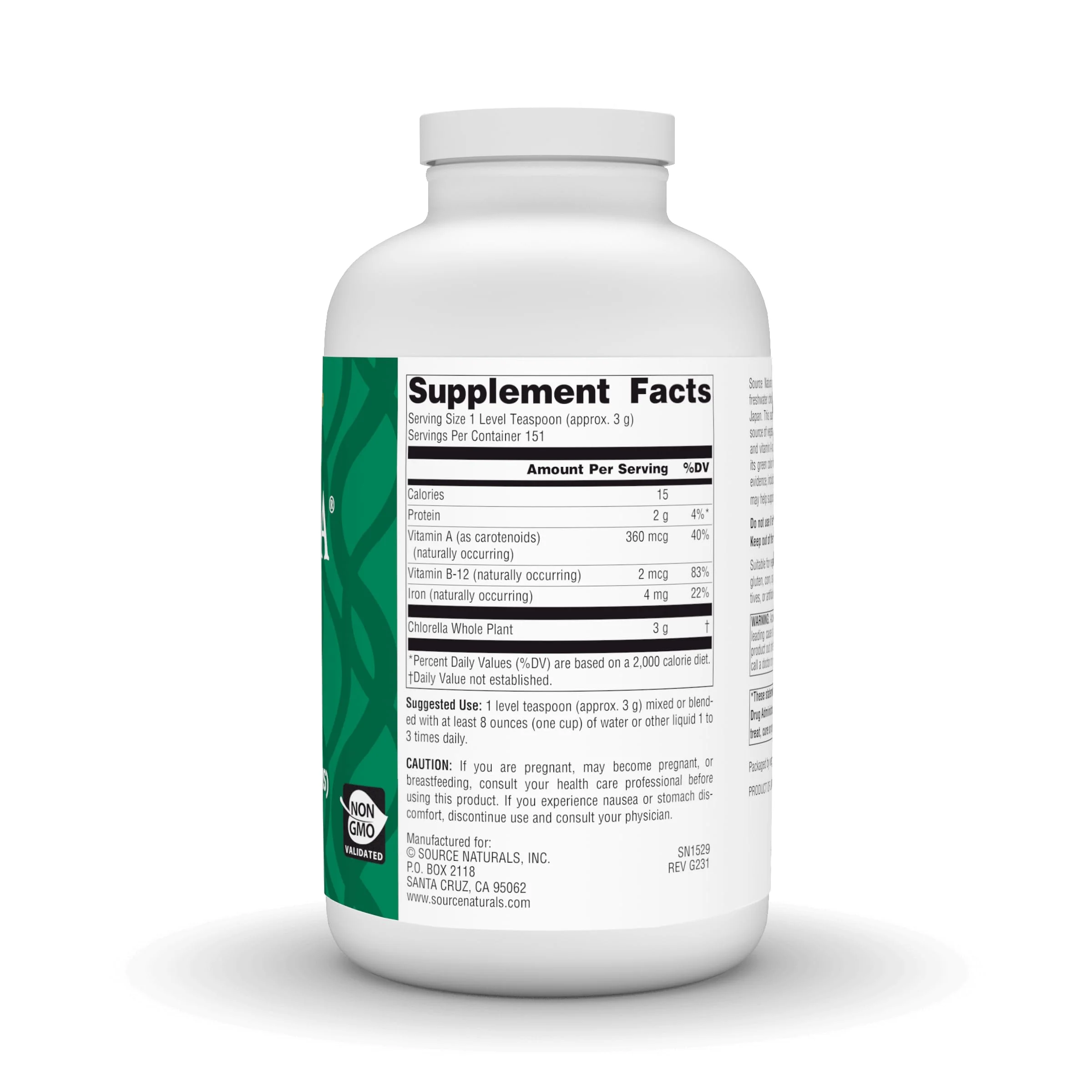 Source Naturals Yaeyama Chlorella, 16 Ounce - Image 5