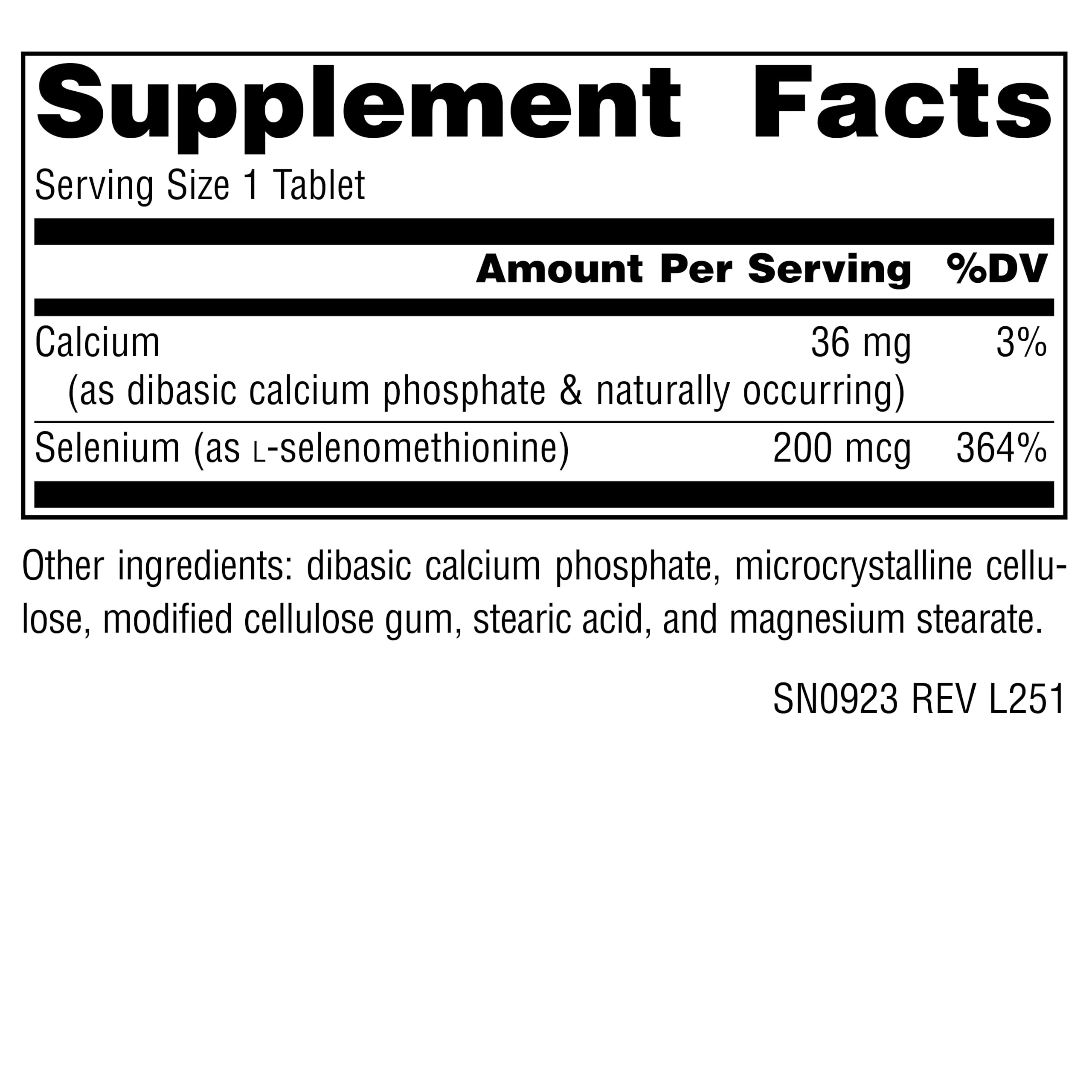 Source Naturals Yeast Free Selenium, from l-Selenomethionine, Non-GMO Validated, 200 mcg - 120 Vegan Tablets - Image 5