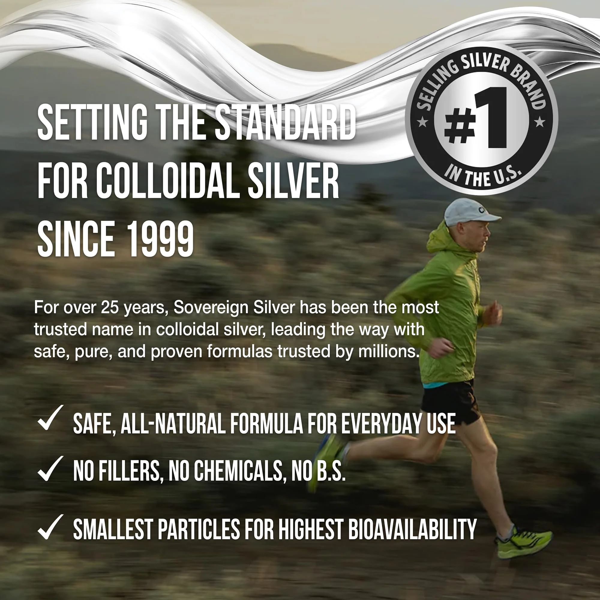 Sovereign Silver Immune Support - Colloidal Silver, Bio-Active Silver Hydrosol, 10 ppm, Liquid Dropper, 4 Fl Oz, (118 mL) - Image 3