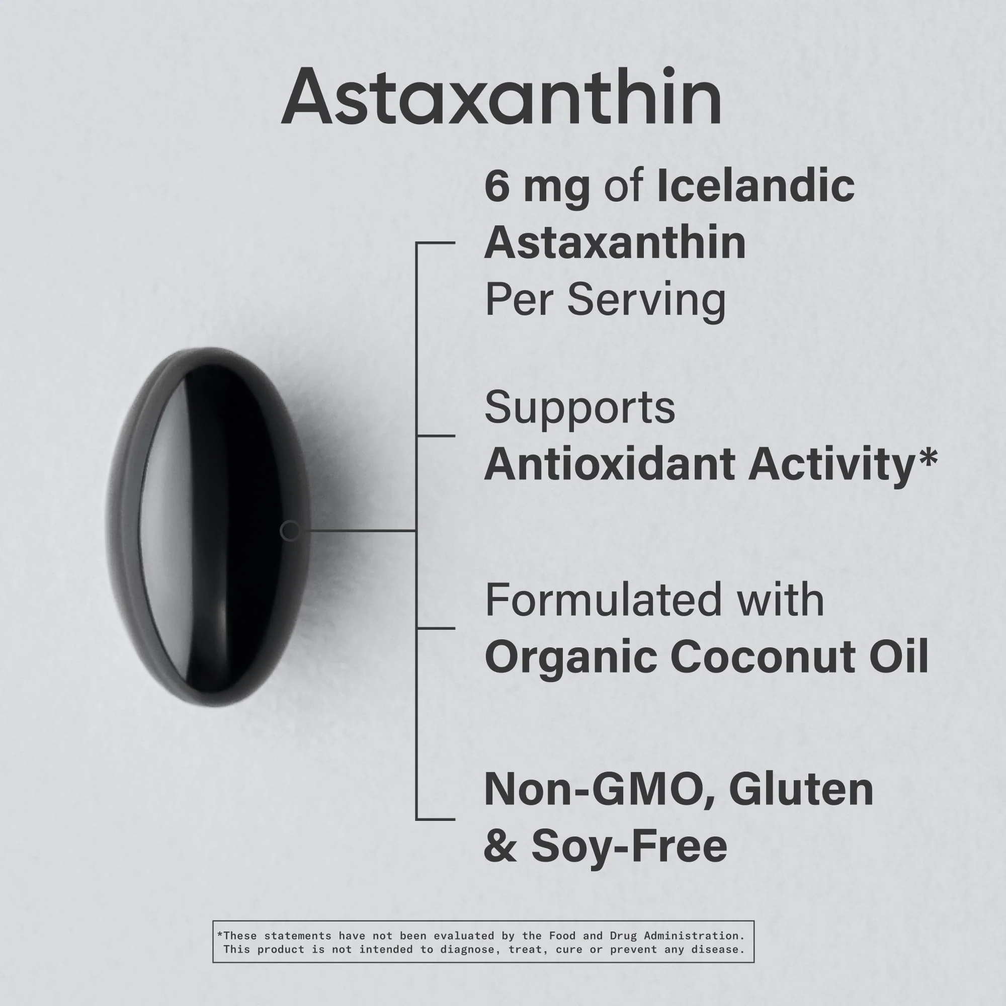 Sports Research Astaxanthin Supplement from Algae - Softgels for Antioxidant Activity, Skin & Eye Health Support - Made with Coconut Oil, Non-GMO Verified & Gluten Free - 6mg, 120 Count - Image 8