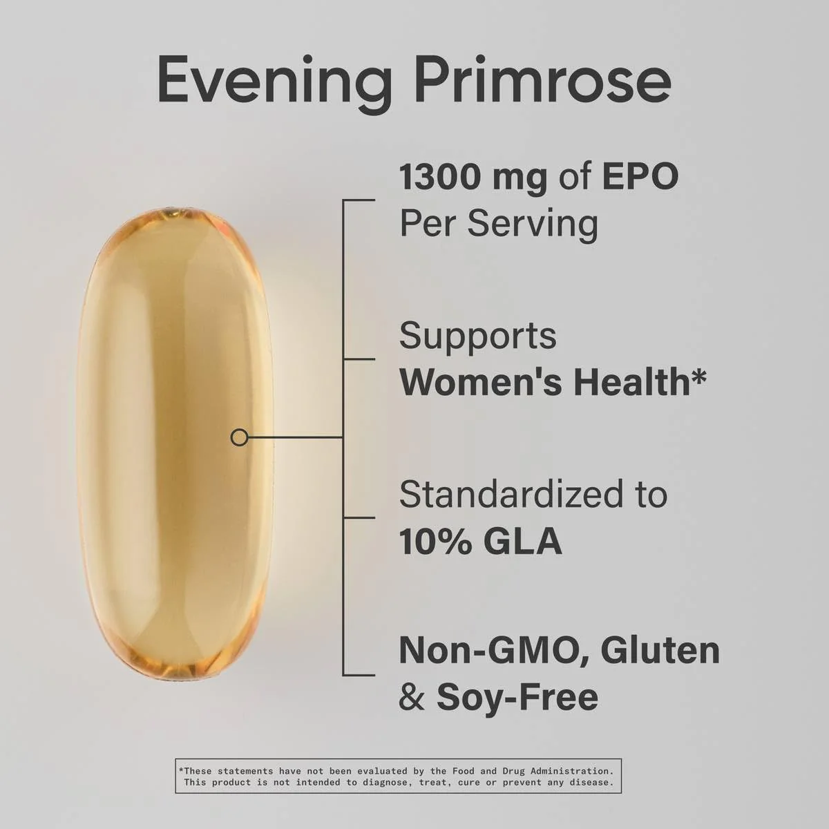 Sports Research Evening Primrose Supplement from Cold Pressed Oil - Softgels for Women’s Health & Skin Health - Gluten Free & Non-GMO GLA - High Potency 1300mg, 120 Count - Image 8