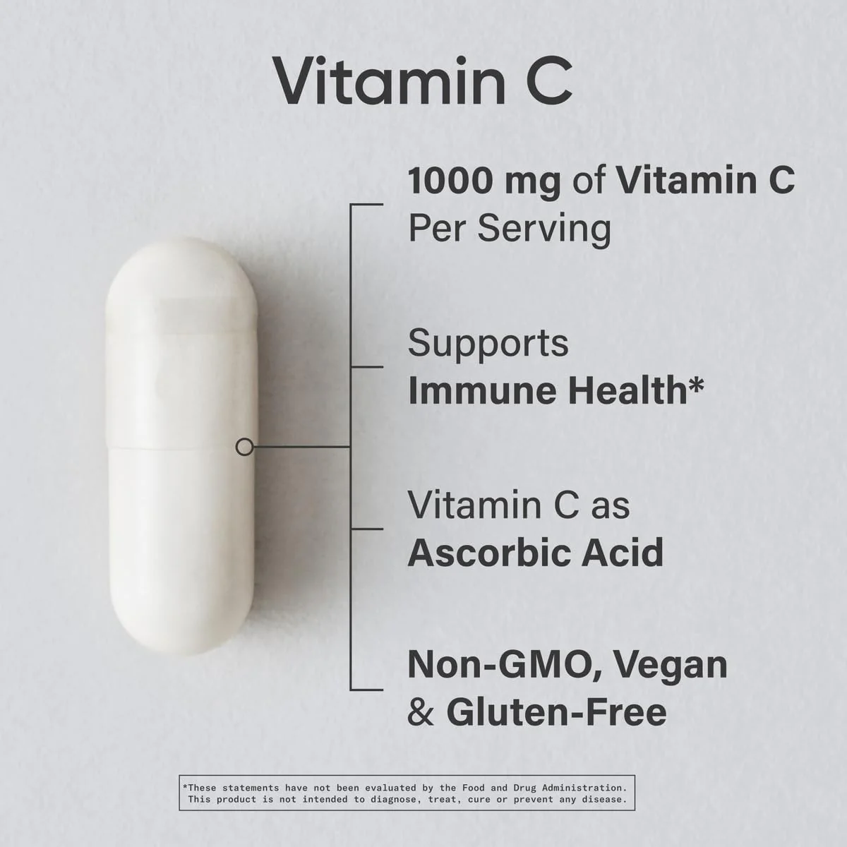 Sports Research High Potency Vitamin C Supplement - Vegan Veggie Capsules for Antioxidant Activity & Immune Support - Non-GMO Verified & Gluten Free - Ascorbic Acid Vitamin C 1000mg, 240 Count - Image 8