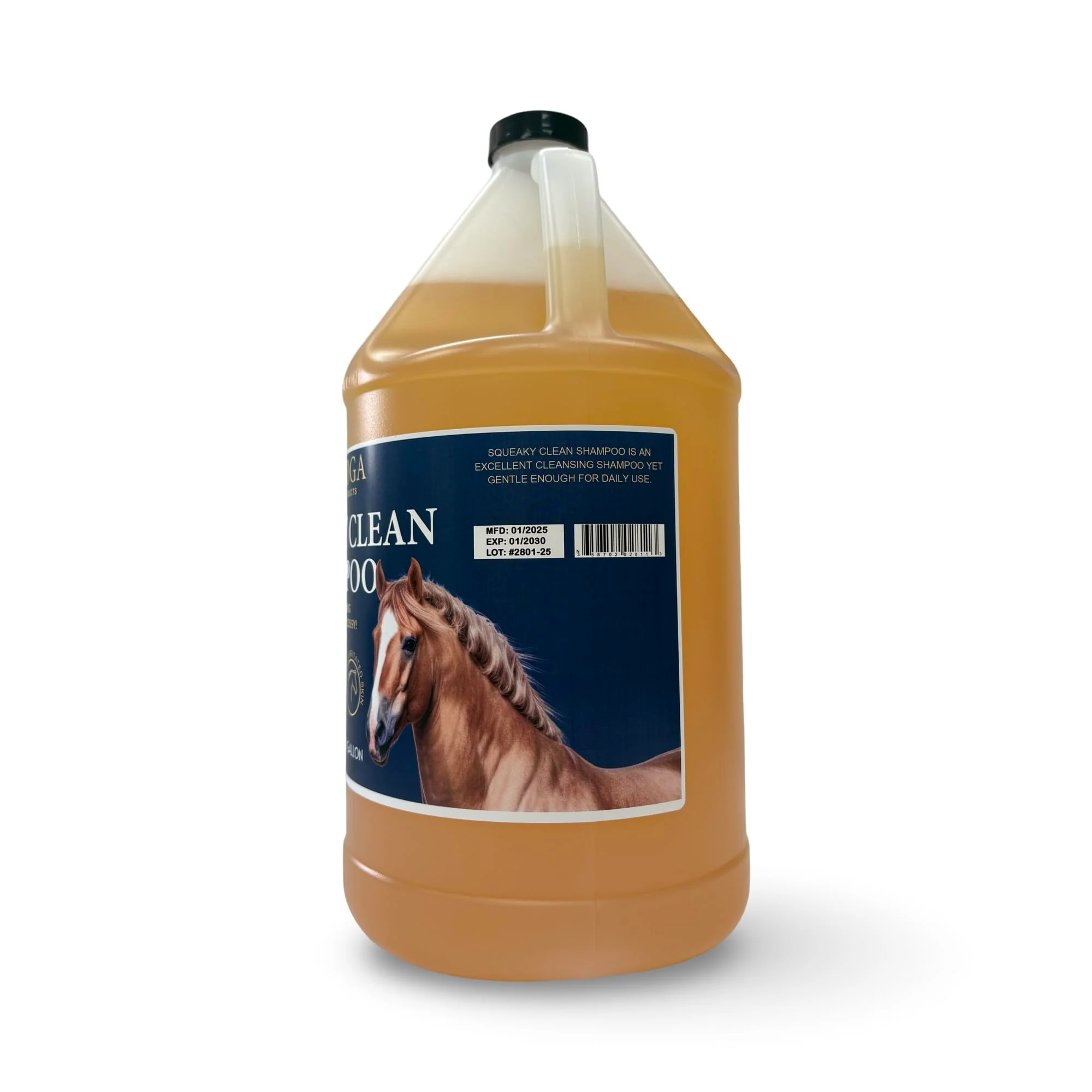 Squeaky Clean Gentle Horse Shampoo – Vet-Formulated, Sulfate-Free Equine Shampoo for Sensitive Skin, Shiny Coat, Soft Mane & Tail – Saratoga Veterinary Products - Image 3