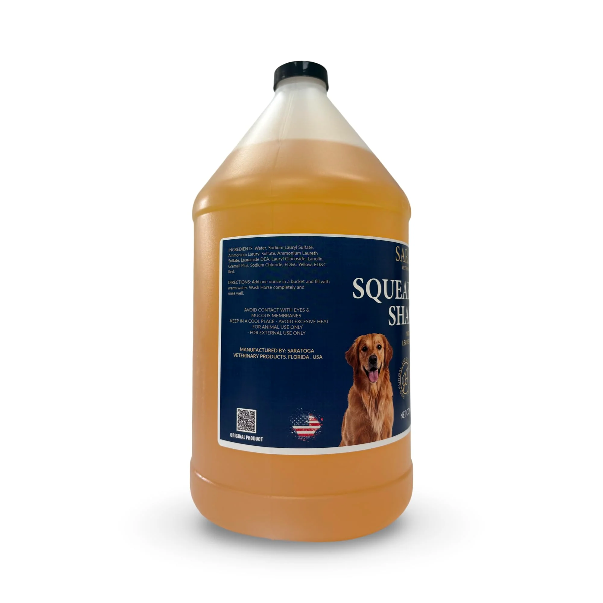 Squeaky Clean Gentle Horse Shampoo – Vet-Formulated, Sulfate-Free Equine Shampoo for Sensitive Skin, Shiny Coat, Soft Mane & Tail – Saratoga Veterinary Products - Image 4