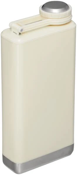 Stanley Adventure Pre-Party Flask 8 oz | Leakproof Hip Flask | Hinge Connected Never Lose Cap | Insulated Stainless Steel Liquor Container | BPA-Free | Cream Gloss - Image 5