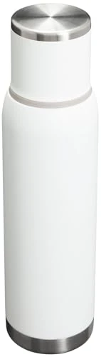 Stanley Adventure-To-Go Vacuum Bottle 1.4 qt | Wide Mouth with Leakproof Cup Lid | Keep Drinks Hot or Cold | Packable for Travel | Insulated Stainless Steel Thermal Bottle | BPA-Free | Frost - Image 5