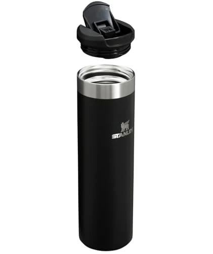 Stanley AeroLight Transit Bottle 20 oz | Locking Drink Through Lid | Leak Resistant Water Bottle or Coffee Travel Mug | Lightweight Insulated Stainless Steel | BPA-Free | Black - Image 6