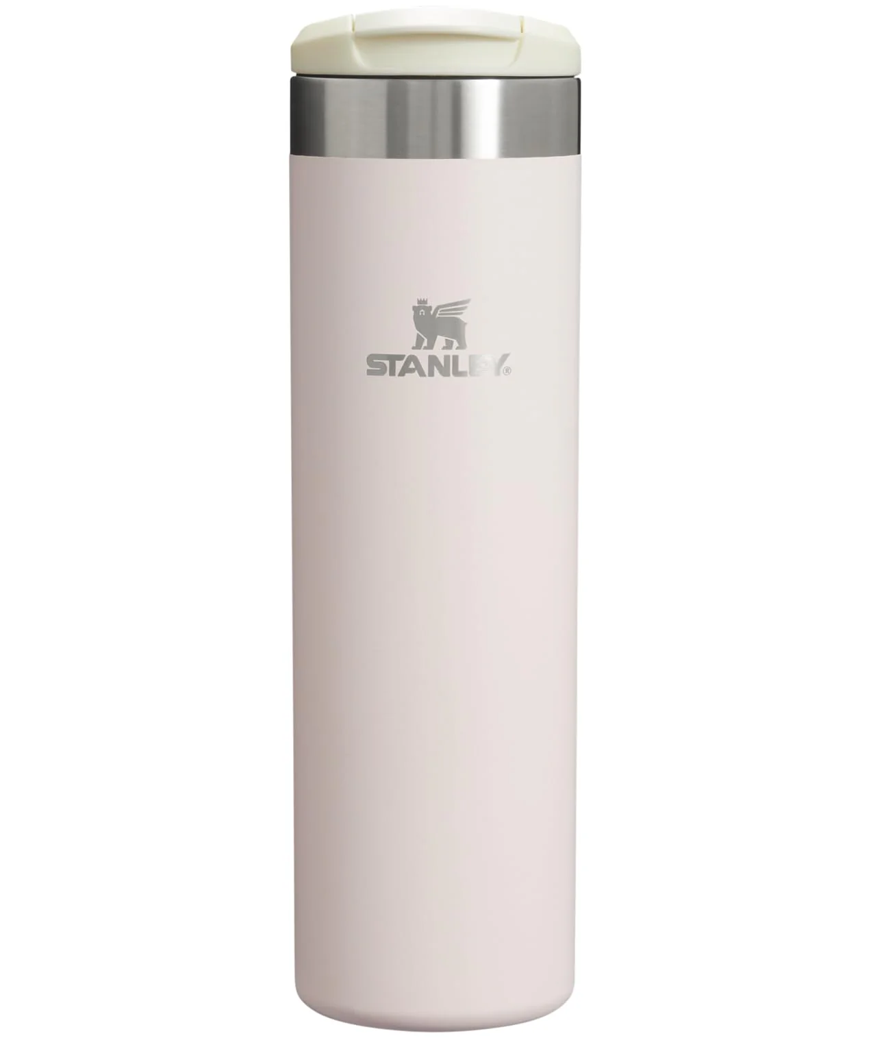 Stanley AeroLight Transit Bottle 20 oz | Locking Drink Through Lid | Leak Resistant Water Bottle or Coffee Travel Mug | Lightweight Insulated Stainless Steel | BPA-Free | Rose Quartz