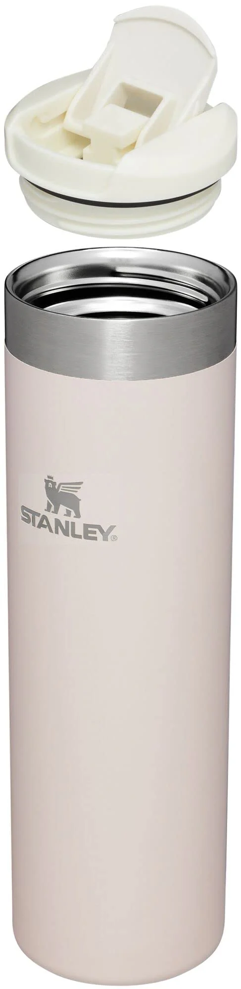 Stanley AeroLight Transit Bottle 20 oz | Locking Drink Through Lid | Leak Resistant Water Bottle or Coffee Travel Mug | Lightweight Insulated Stainless Steel | BPA-Free | Rose Quartz Glimmer - Image 6