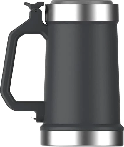 STANLEY Classic Bottle Opener Beer Stein 24 oz | Flip Up Lid and Heavy Duty Handle with Built In Bottle Opener | Insulated Stainless Steel Beer Mug | BPA-Free | Black 2.0 - Image 5