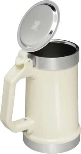 STANLEY Classic Bottle Opener Beer Stein 24 oz | Flip Up Lid and Heavy Duty Handle with Built In Bottle Opener | Insulated Stainless Steel Beer Mug | BPA-Free | Hammertone Green - Image 9