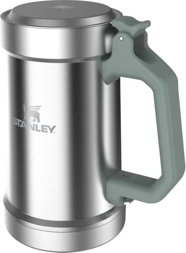 STANLEY Classic Bottle Opener Beer Stein 24 oz | Flip Up Lid and Heavy Duty Handle with Built In Bottle Opener | Insulated Stainless Steel Beer Mug | BPA-Free | Stainless Steel Shale - Image 6
