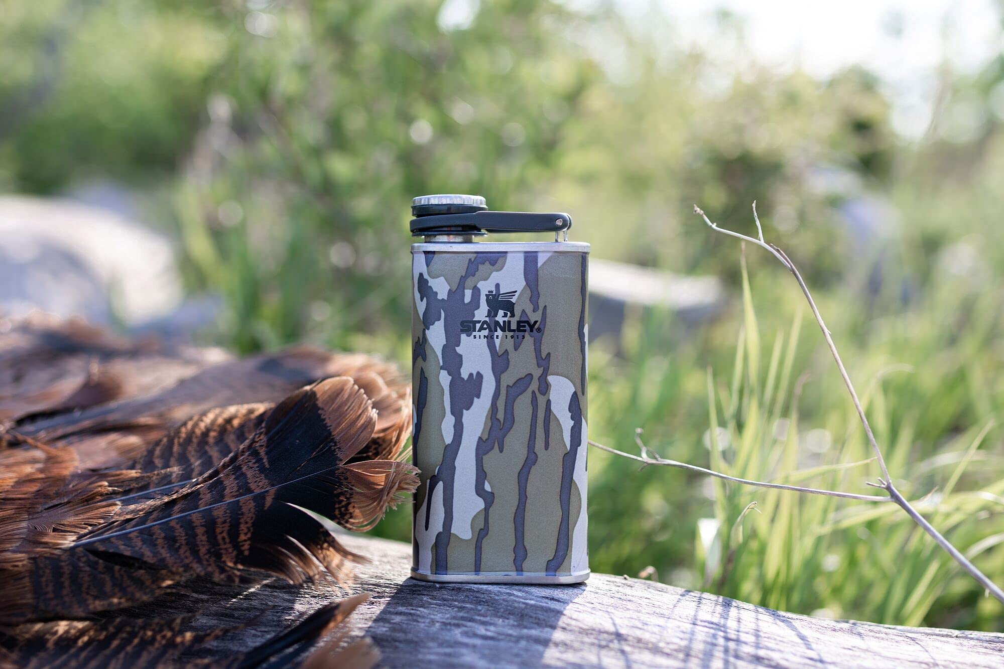 Stanley Classic Easy Fill Wide Mouth Flask 8 oz | Leakproof Hip Flask | Hinge Connected Never Lose Cap | Insulated Stainless Steel Liquor Container | BPA-Free | Bottomland - Image 4