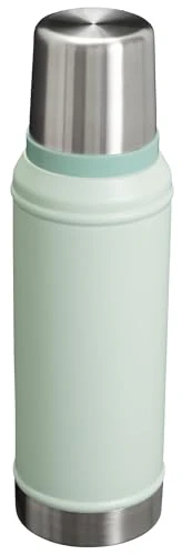Stanley Classic Legendary Vacuum Bottle 1.0 qt | Wide Mouth with Leakproof Cup Lid | Keep Drinks Hot or Cold | Packable for Travel | Insulated Stainless Steel Thermal Bottle | BPA-Free | Mist - Image 3