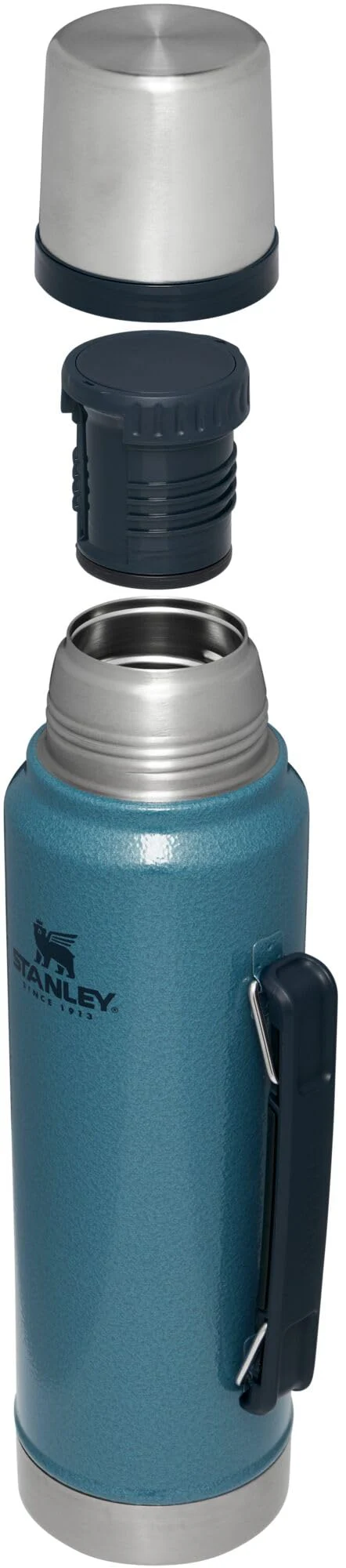 Stanley Classic Legendary Vacuum Bottle 1.1 qt | Wide Mouth with Leakproof Cup Lid | Keep Drinks Hot or Cold | Packable for Travel | Insulated Stainless Steel Thermos | BPA-Free | Hammertone Lake - Image 5