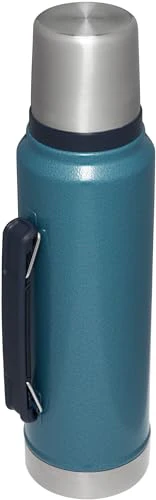 Stanley Classic Legendary Vacuum Bottle 1.1 qt | Wide Mouth with Leakproof Cup Lid | Keep Drinks Hot or Cold | Packable for Travel | Insulated Stainless Steel Thermos | BPA-Free | Hammertone Lake - Image 6