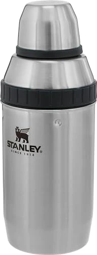 Stanley Happy Hour Cocktail Shaker Set 20 oz | Bartender Kit for Camping and Travel | Cocktail Drink Mixing Set with 2 Cups | Insulated Stainless Steel | BPA-Free | Stainless Steel - Image 7