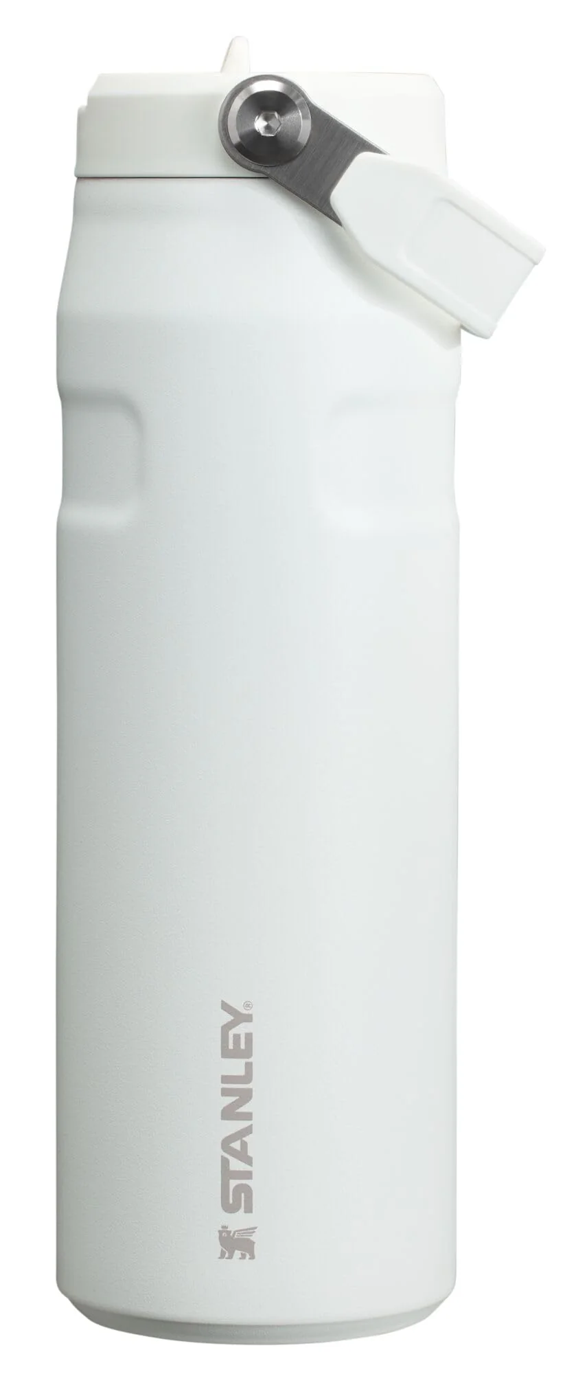 Stanley IceFlow Flip Straw 2.0 Water Bottle 24 OZ | Built-In Straw with Larger Opening | Lightweight & Leak-Resistant | Insulated Stainless Steel | BPA-Free | Frost