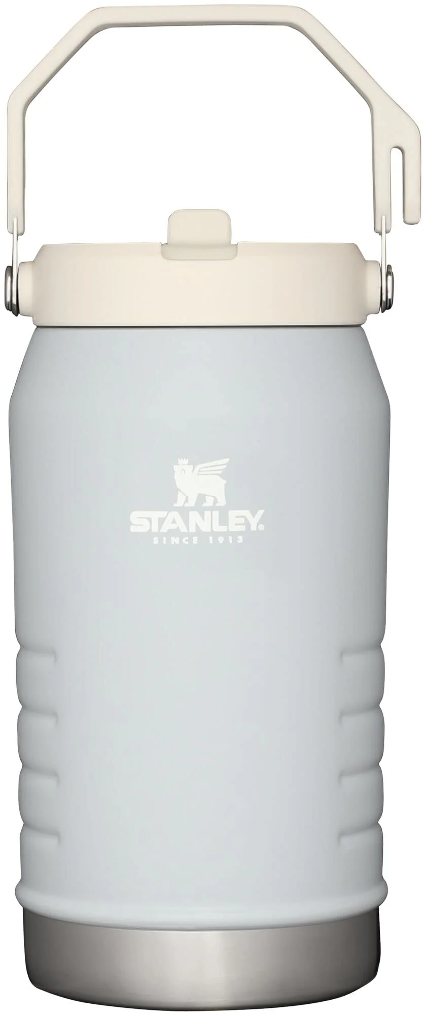 Stanley IceFlow Flip Straw Jug with Handle 64 oz| Twist On Lid and Flip Up Straw | Leak Resistant for Travel and Sports | Insulated Stainless Steel | BPA-Free |Cloud