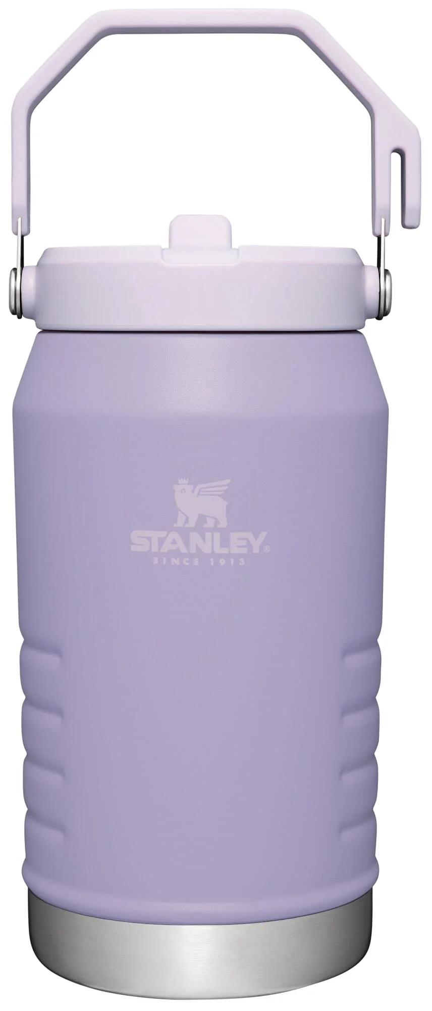 Stanley IceFlow Flip Straw Jug with Handle 64 oz| Twist On Lid and Flip Up Straw | Leak Resistant for Travel and Sports | Insulated Stainless Steel | BPA-Free | Lavender