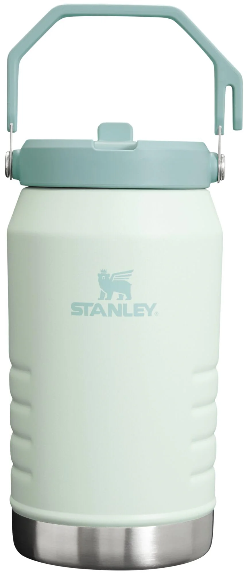 Stanley IceFlow Flip Straw Jug with Handle 64 oz| Twist On Lid and Flip Up Straw | Leak Resistant for Travel and Sports | Insulated Stainless Steel | BPA-Free | Mist