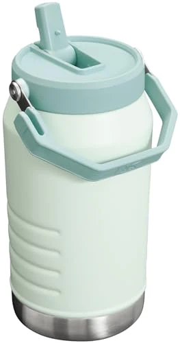 Stanley IceFlow Flip Straw Jug with Handle 64 oz| Twist On Lid and Flip Up Straw | Leak Resistant for Travel and Sports | Insulated Stainless Steel | BPA-Free | Mist - Image 7