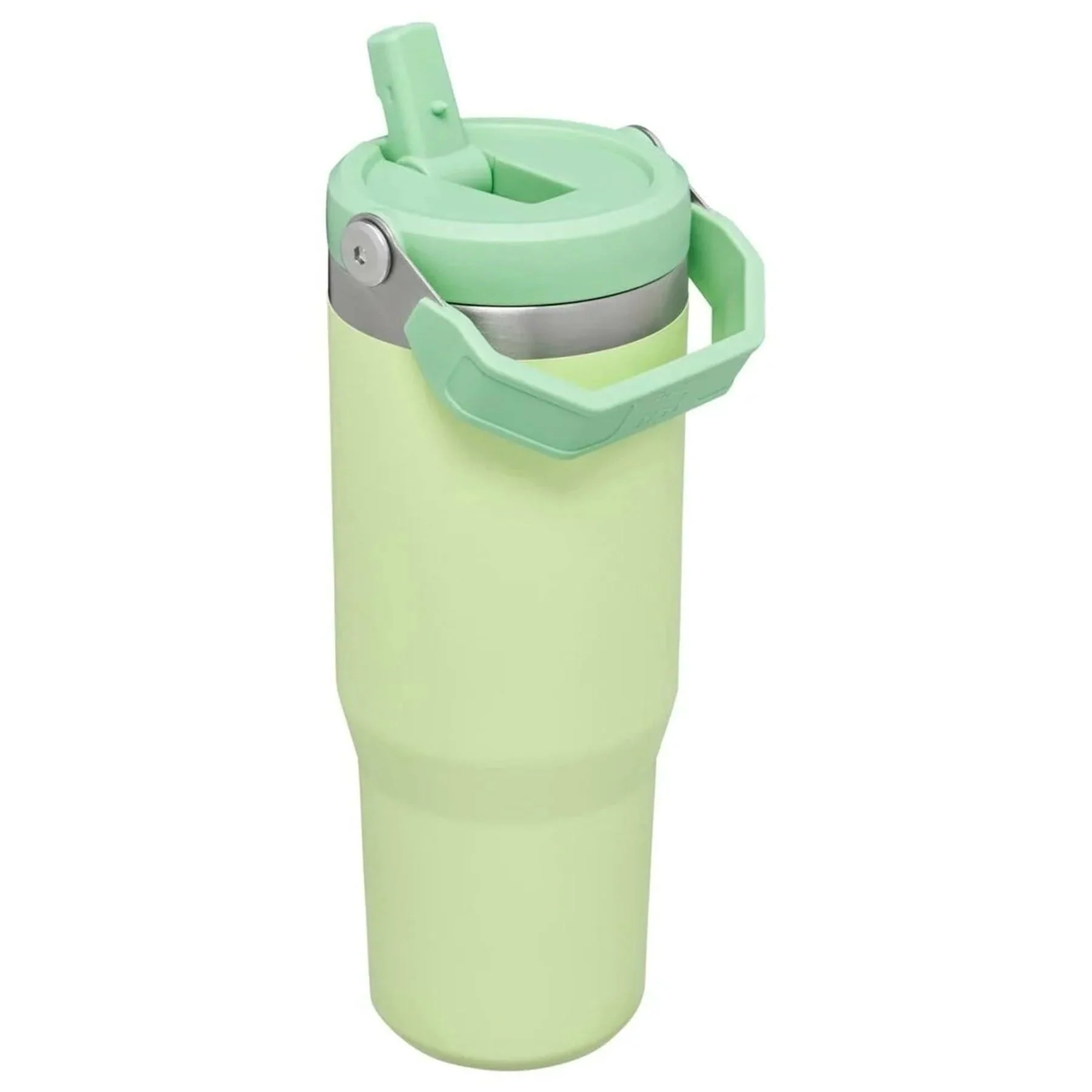 Stanley IceFlow Flip Straw Tumbler with Handle 30 oz | Twist On Lid and Flip Up Straw | Leak Resistant Water Bottle | Insulated Stainless Steel |BPA-Free | Citron - Image 6