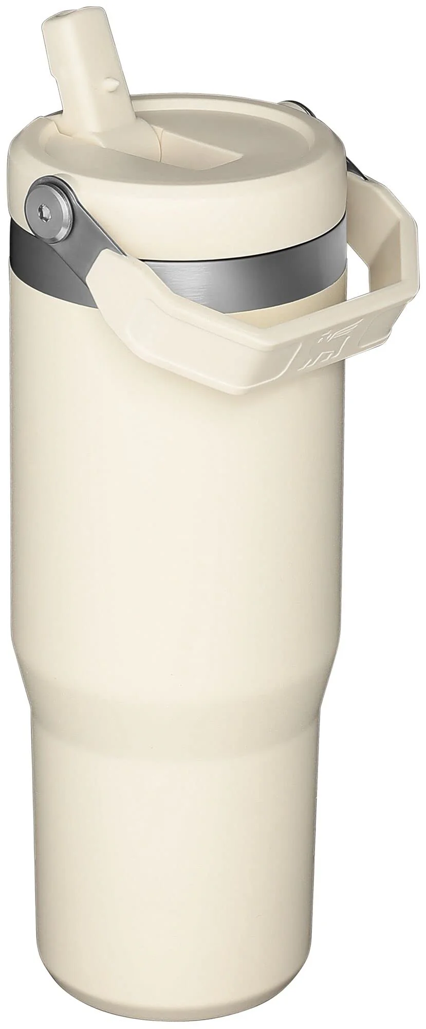 STANLEY IceFlow Flip Straw Tumbler with Handle 30 oz | Twist On Lid and Flip Up Straw | Leak Resistant Water Bottle | Insulated Stainless Steel |BPA-Free | Cream - Image 10