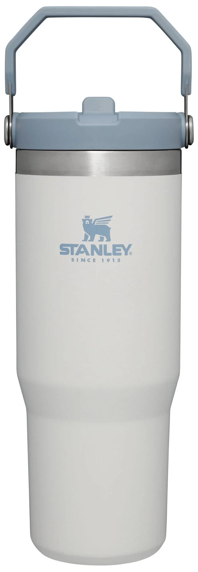 Stanley IceFlow Flip Straw Tumbler with Handle 30 oz | Twist On Lid and Flip Up Straw | Leak Resistant Water Bottle | Insulated Stainless Steel |BPA-Free | Fog