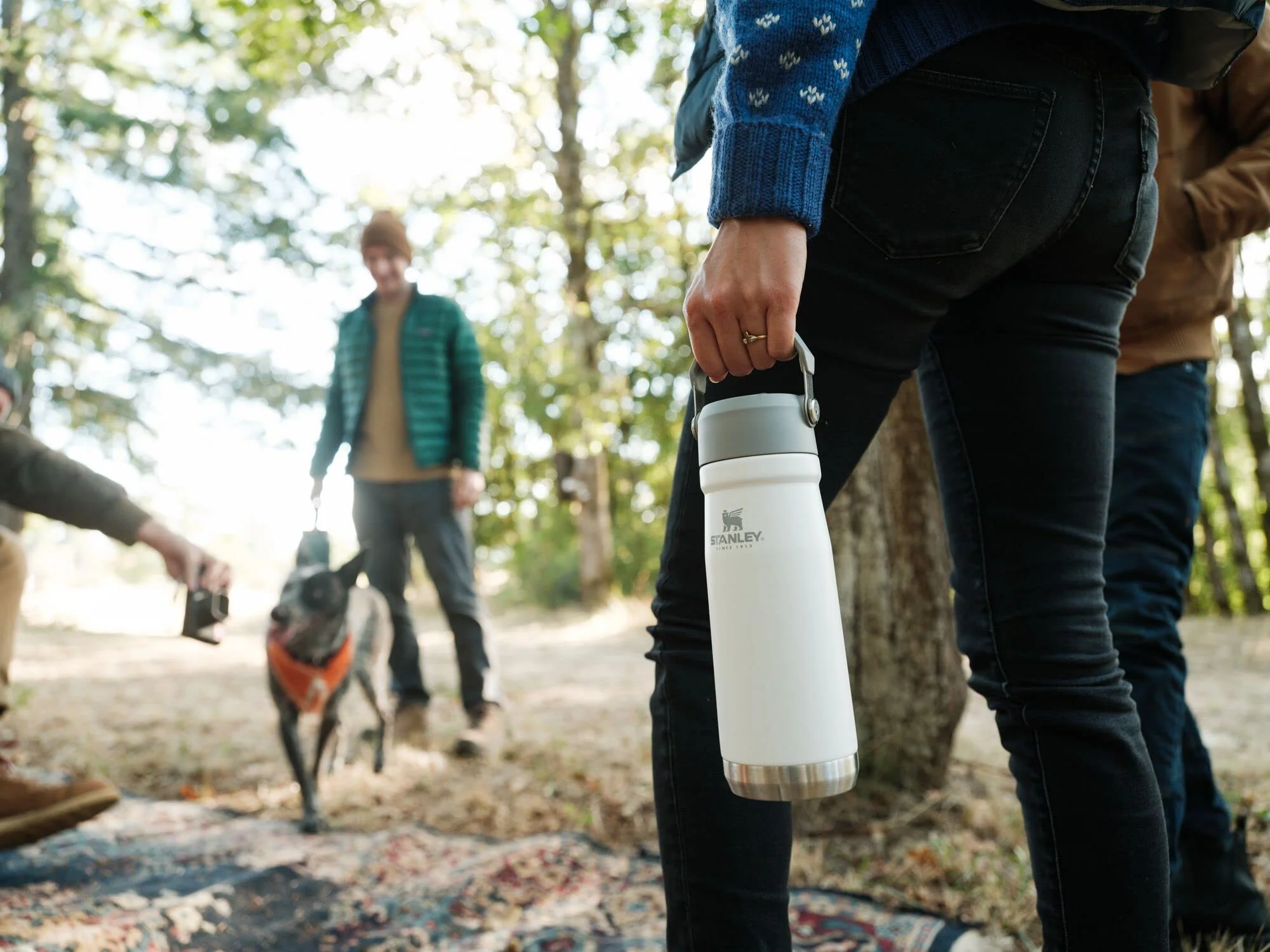 STANLEY IceFlow Flip Straw Water Bottle 22 oz | Built-In Straw for Travel and Sports | Lightweight and Leak Resistant | Insulated Stainless Steel | BPA-Free | Polar - Image 4