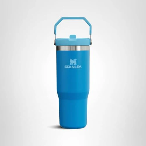 Stanley IceFlow Stainless Steel Tumbler - Vacuum Insulated Water Bottle for Home, Office or Car Reusable Cup with Straw Leak Resistant Flip Cold for 12 Hours or Iced for 2 Days, Azure, 30 OZ / 0.89 L - Image 2