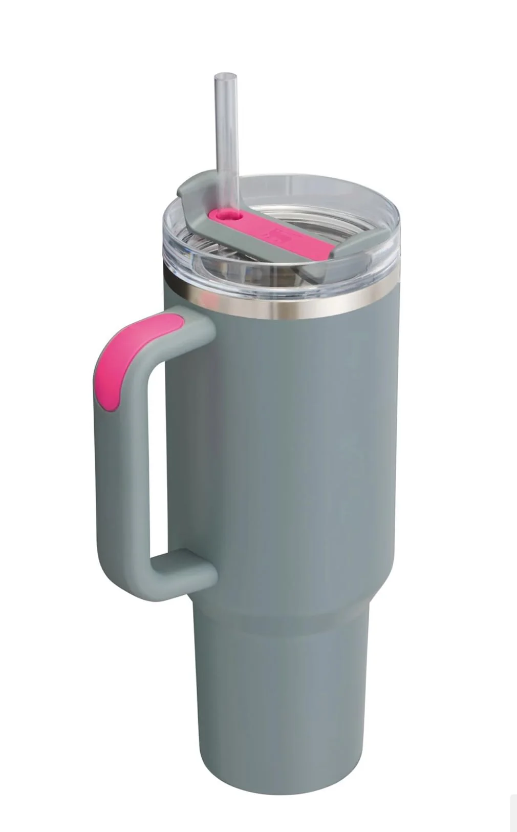 STANLEY Quencher H2.0 FlowState Stainless Steel Vacuum Insulated Tumbler with Lid and Straw for Water, Iced Tea or Coffee (Grey Rock, 30 oz) - Image 3