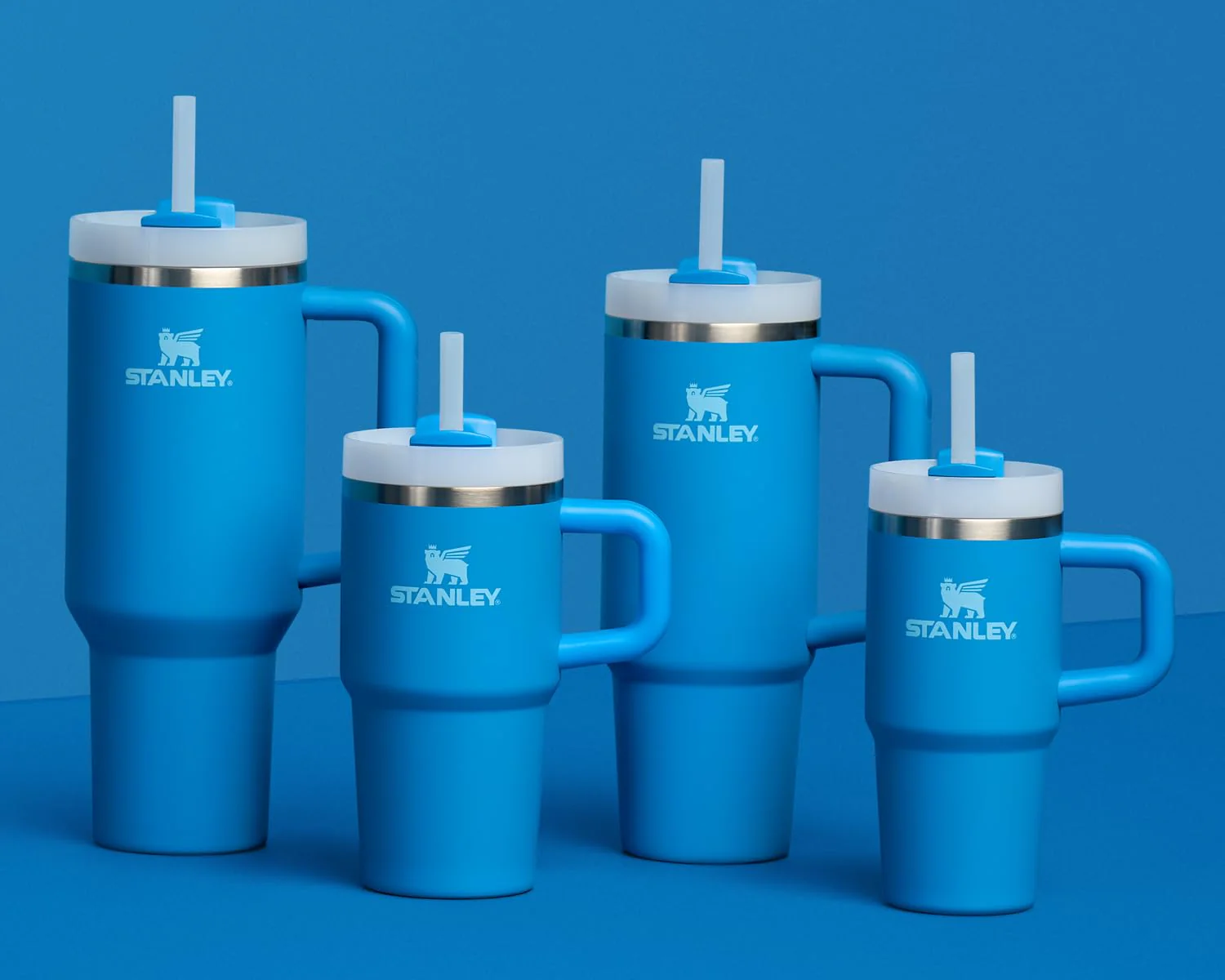 STANLEY Quencher H2.0 Tumbler with Handle and Straw 40 oz | Flowstate 3-Position Lid | Cup Holder Compatible for Travel | Insulated Stainless Steel Cup | BPA-Free | Azure - Image 4