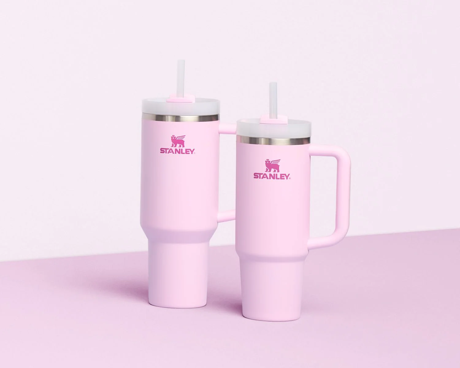 STANLEY Quencher H2.0 Tumbler with Handle and Straw 40 oz | Flowstate 3-Position Lid | Cup Holder Compatible for Travel | Insulated Stainless Steel Cup | BPA-Free | Cherry Blossom - Image 4
