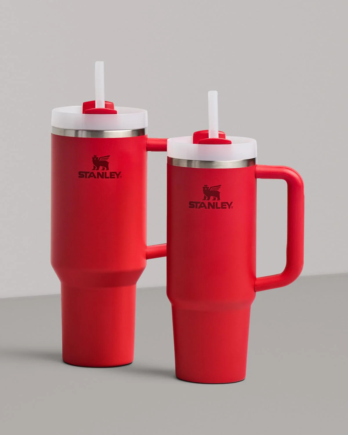 STANLEY Quencher H2.0 Tumbler with Handle and Straw 40 oz | Flowstate 3-Position Lid | Cup Holder Compatible for Travel | Insulated Stainless Steel Cup | BPA-Free | Chili Red - Image 3