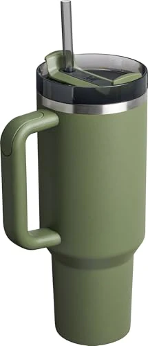 STANLEY Quencher H2.0 Tumbler with Handle and Straw 40 oz | Flowstate 3-Position Lid | Cup Holder Compatible for Travel | Insulated Stainless Steel Cup | BPA-Free | Dried Pine - Image 7