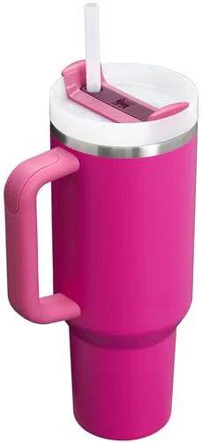 STANLEY Quencher H2.0 Tumbler with Handle and Straw 40 oz | Flowstate 3-Position Lid | Cup Holder Compatible for Travel | Insulated Stainless Steel Cup | BPA-Free | Fuchsia - Image 9