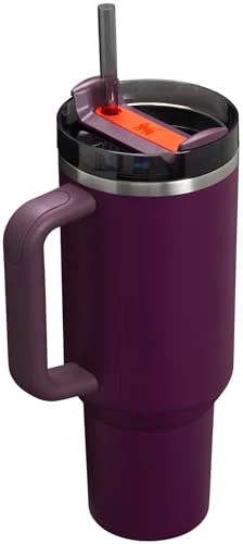 STANLEY Quencher H2.0 Tumbler with Handle and Straw 40 oz | Flowstate 3-Position Lid | Cup Holder Compatible for Travel | Insulated Stainless Steel Cup | BPA-Free | Plum - Image 10