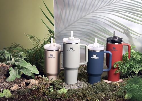 STANLEY Quencher H2.0 Tumbler with Handle and Straw 40 oz | Flowstate 3-Position Lid | Cup Holder Compatible for Travel | Insulated Stainless Steel Cup | BPA-Free | Stormy Sea - Image 3