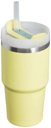 Stanley Quencher H2.0 Tumbler with Straw 20 oz | Flowstate 3-Position Lid | Cup Holder Compatible for Travel | Insulated Stainless Steel Cup | BPA-Free | Pomelo - Image 9